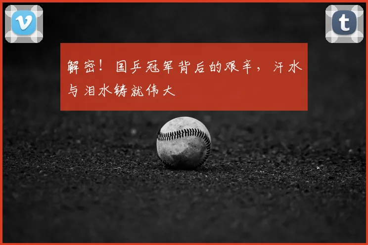 解密!国乒冠军背后的艰辛,汗水与泪水铸就伟大